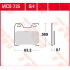 Plaquettes de frein Arrière ~ Yamaha XJR 1300 RP06 2002-2003 ~ TRW Lucas MCB 725 SH