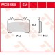 Plaquettes de frein Arrière ~ Yamaha XVZ 1300 A Royale Star 4YP 1996-2000 ~ TRW Lucas MCB 559