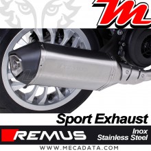 Ligne complète Pot d'échappement ~ Vespa Sprint 125ie 3V 2016-2017 ~ Remus Sport Exhaust