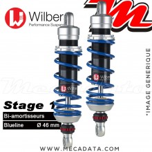 Amortisseur Wilbers Stage 1 Emulsion ~ Harley-davidson Road King FLHR (FL 3) ~ Annee 2017 +