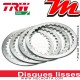 Disques d'embrayage lisses ~ Harley-Davidson FLHRI 1340 Electra Glide Road King 1996-1997 ~ TRW Lucas MES 500-6