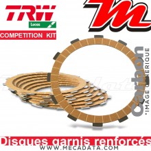 Disques d'embrayage garnis renforcés Compétition ~ Harley-Davidson FXRS 1340 Low Rider 1990-1992 ~ TRW Lucas MCC 803-8C