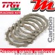 Disques d'embrayage garnis renforcés Racing ~ Kawasaki ZX-6R 600 Ninja ZX600H 2000-2001 ~ TRW Lucas MCC 221-9RAC