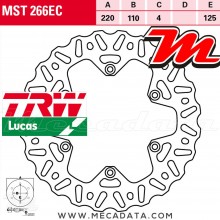 Disque de frein Arrière ~ Husqvarna FC 250 2014+ ~ TRW Lucas MST 266 EC