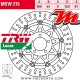 Disque de frein Avant ~ Kawasaki ZX-6R 600 Ninja (ZX600J) 2000-2001 ~ TRW Lucas MSW 215