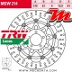 Disque de frein Avant ~ Kawasaki ZZR 1100 (ZXT10C) 1990-1992 ~ TRW Lucas MSW 214