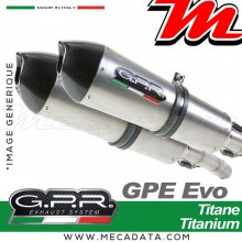 Silencieux Pot d'échappement ~ APRILIA PEGASO STRADA 650 2005 - 2009 ~ GPR GPE EVO