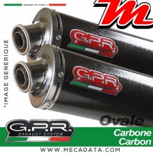 Silencieux Pot d'échappement ~ APRILIA RSV 1000 R - FACTORY 2004 - 2005 ~ GPR OVAL