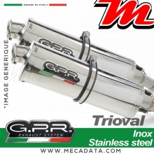 Silencieux Pot d'échappement ~ APRILIA RSV 1000 R - FACTORY 2004 - 2005 ~ GPR TRIOVAL - Version RACING