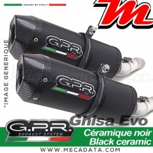 Silencieux Pot d'échappement ~ DUCATI MONSTER 620 2003 - 2006 ~ GPR GHISA EVO