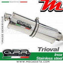 Silencieux Pot d'échappement ~ MOTO GUZZI GRISO 1200 8V 2007 - 2016 ~ GPR TRIOVAL - Version RACING