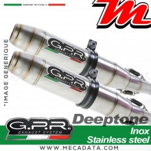 Silencieux Pot d'échappement ~ DUCATI 999 2002 - 2007 ~ GPR DEEPTONE - Version RACING