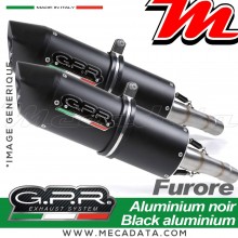 Silencieux Pot d'échappement ~ TRIUMPH STREET TRIPLE 2007 - 2012 ~ GPR FURORE - Version RACING