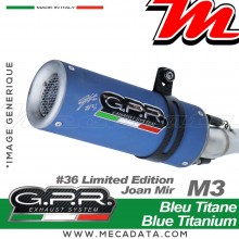 Silencieux Pot d'échappement ~ SUZUKI SV 650 - S 2003 - 2010 ~ GPR M3 JOAN MIR LIMITED EDITION
