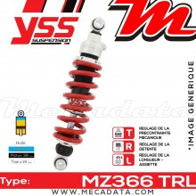 Amortisseur YSS RD222 P ~ Honda CA 125 Rebel (JC26A) ~ Annee 1998
