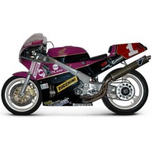 Ligne complète Termignoni ~ HONDA RVF 750 R RC45 1987-1990 ~ (H032094CR) RACE