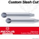 Paire de silencieux Pot échappement Remus Custom Slash Cut avec Catalyseur Victory Cruisers