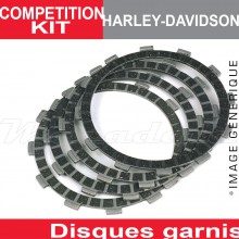 Disques d'embrayage garnis renforcés Compétition ~ Harley-Davidson XL 883 C Sportster Custom XL2 2003-2010 ~TRW Lucas MCC 803-8C