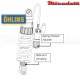 Amortisseur Ohlins ~ BMW F 800 R (2008-2014) ~ BM 909 PFP (S46DR1S)